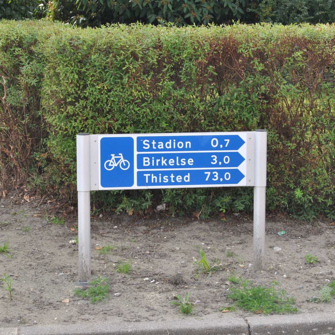 vejskilt i Brovst