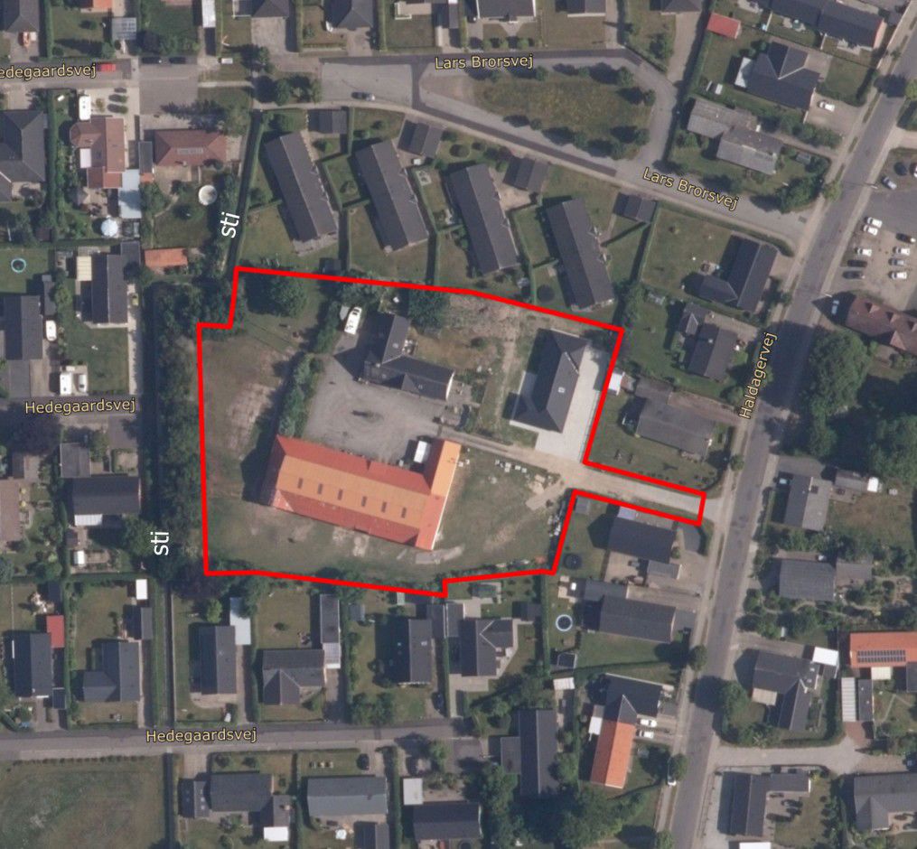 Lokalplanområdet i Biersted
