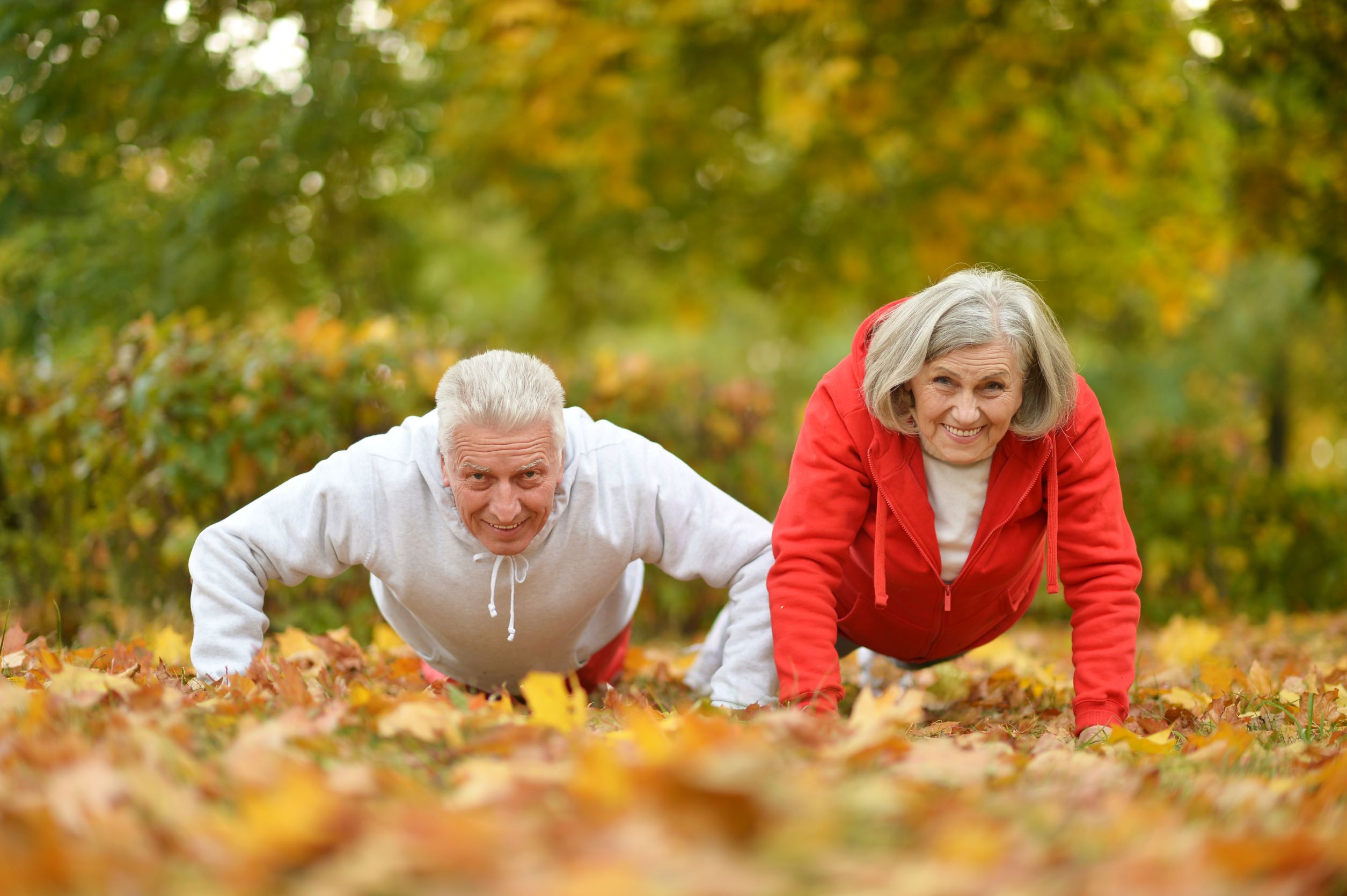 Pensionister dyrker motion