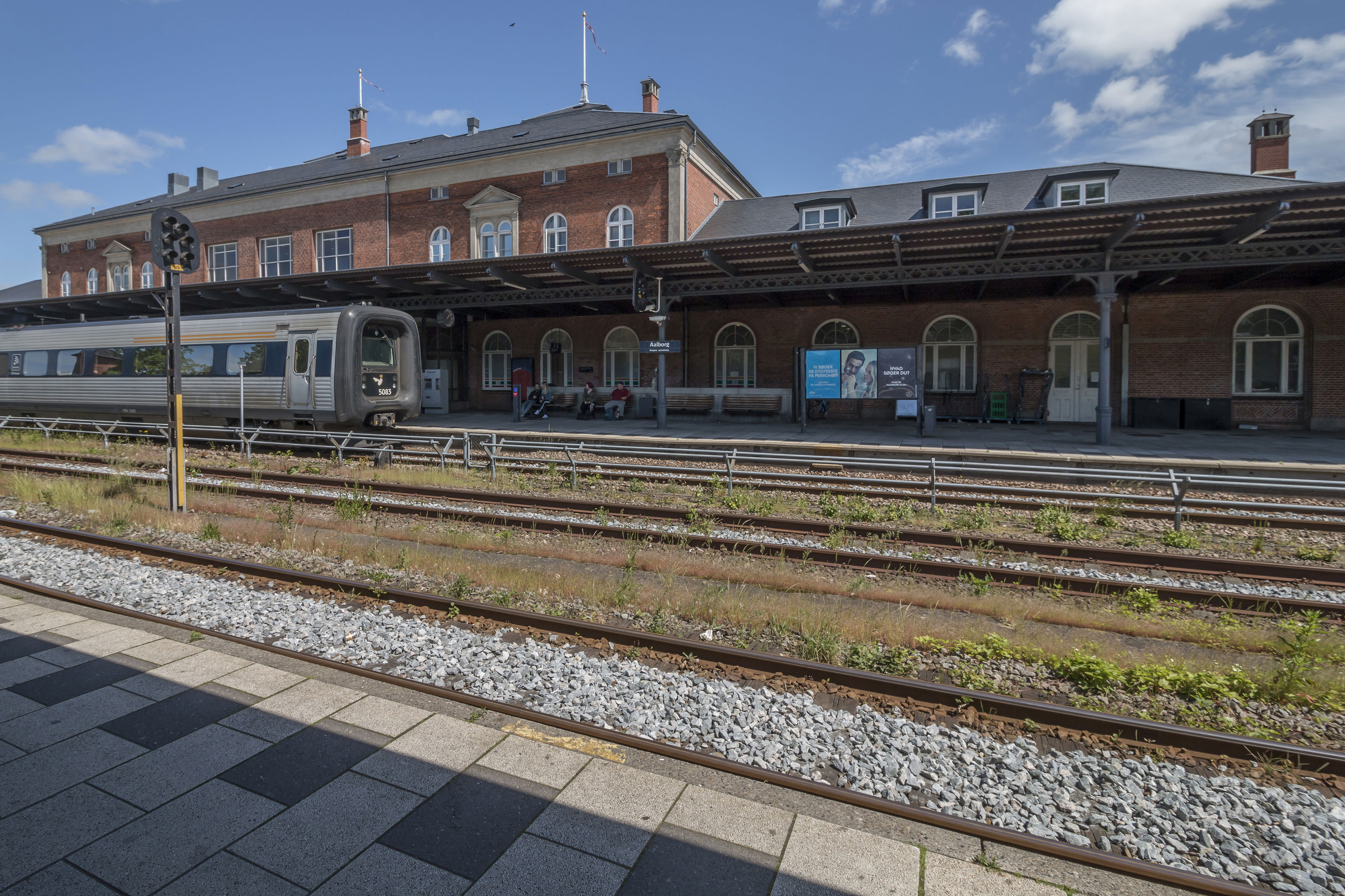 togstationen i Aalborg