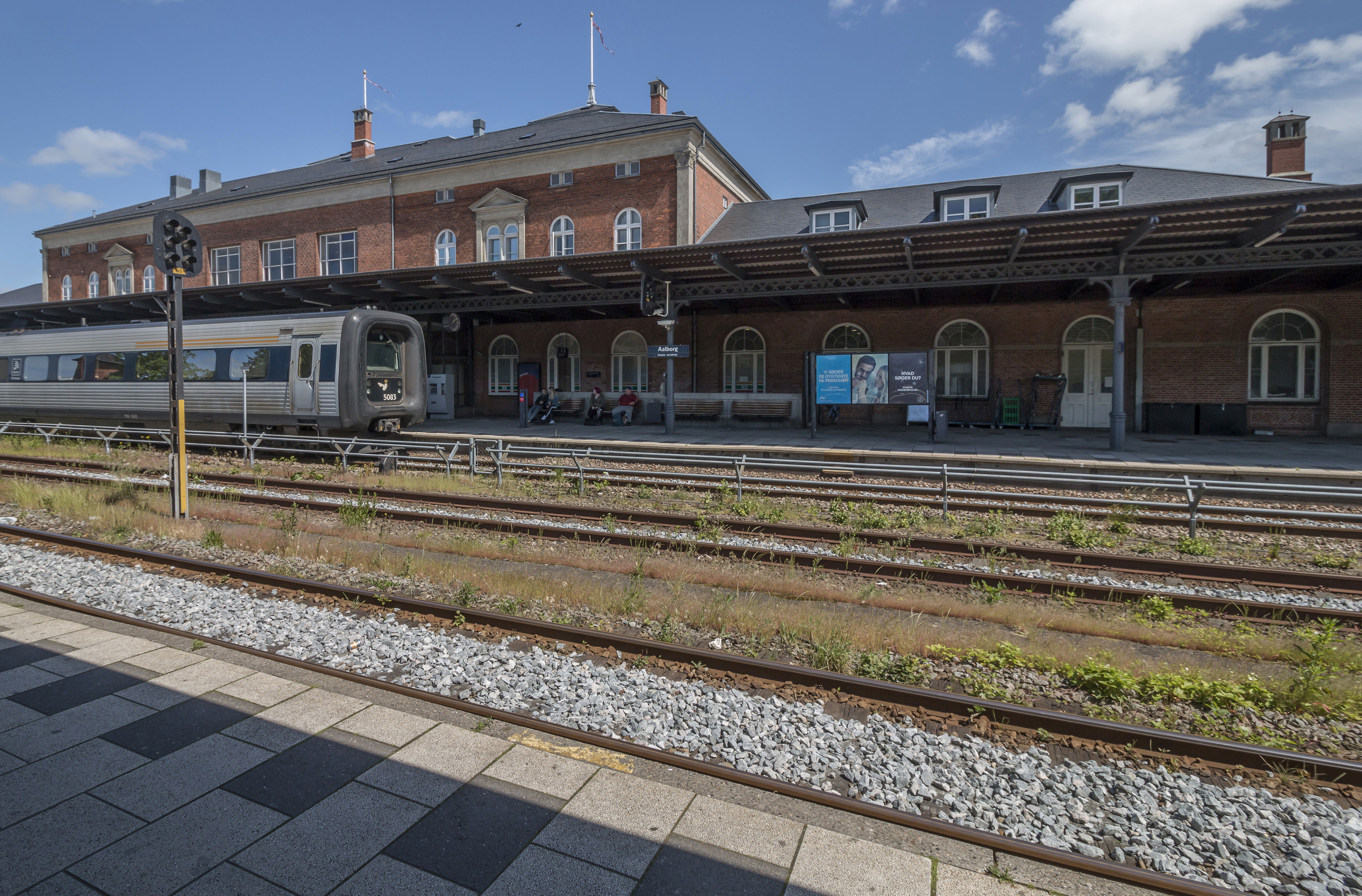 togstationen i Aalborg