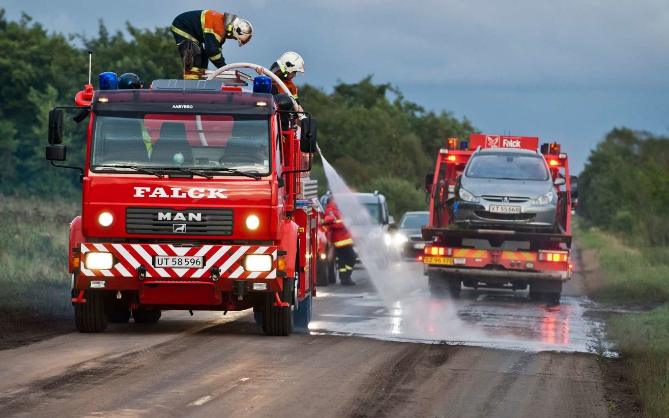 Brandbil og autohjælp