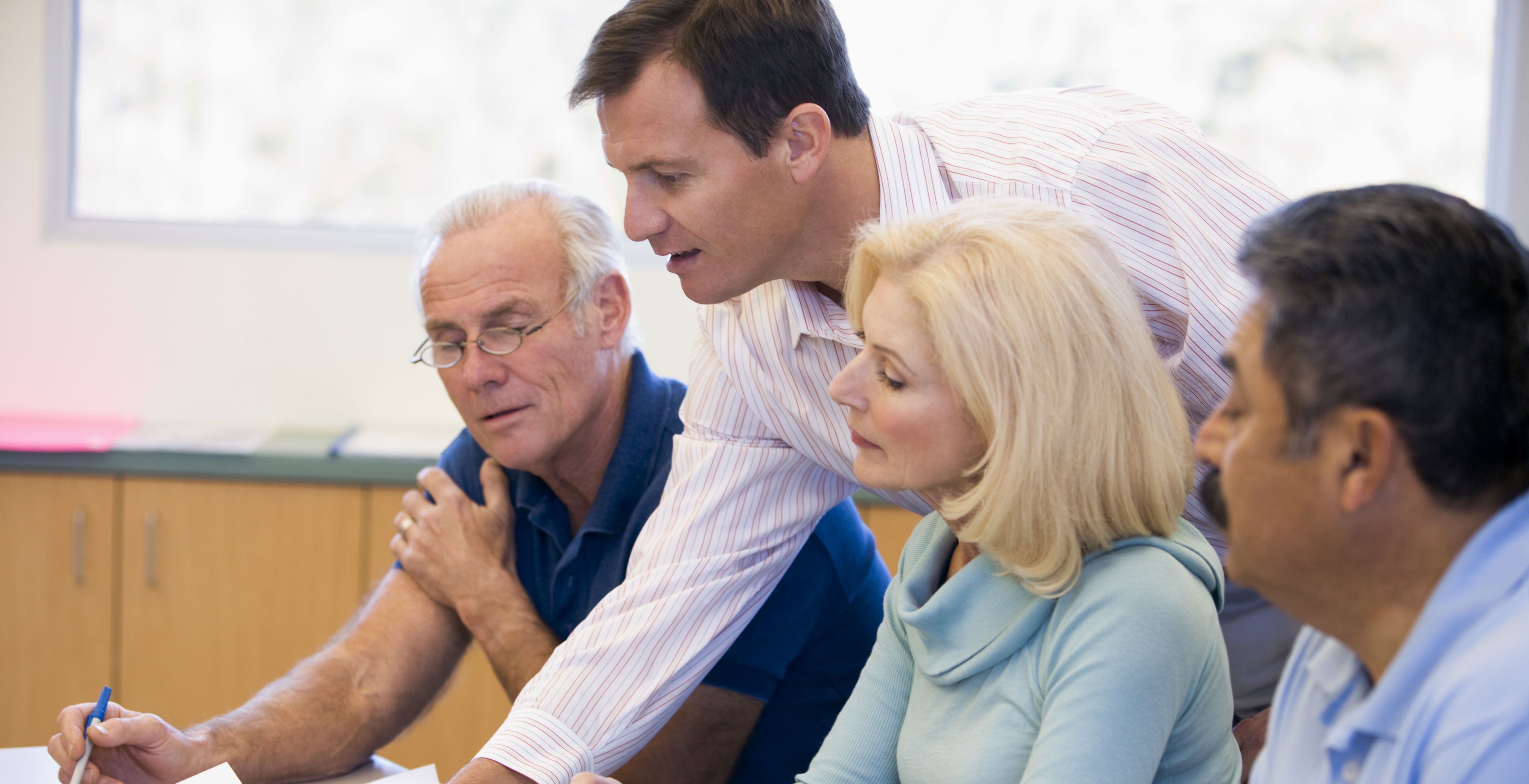 Voksne der undervises