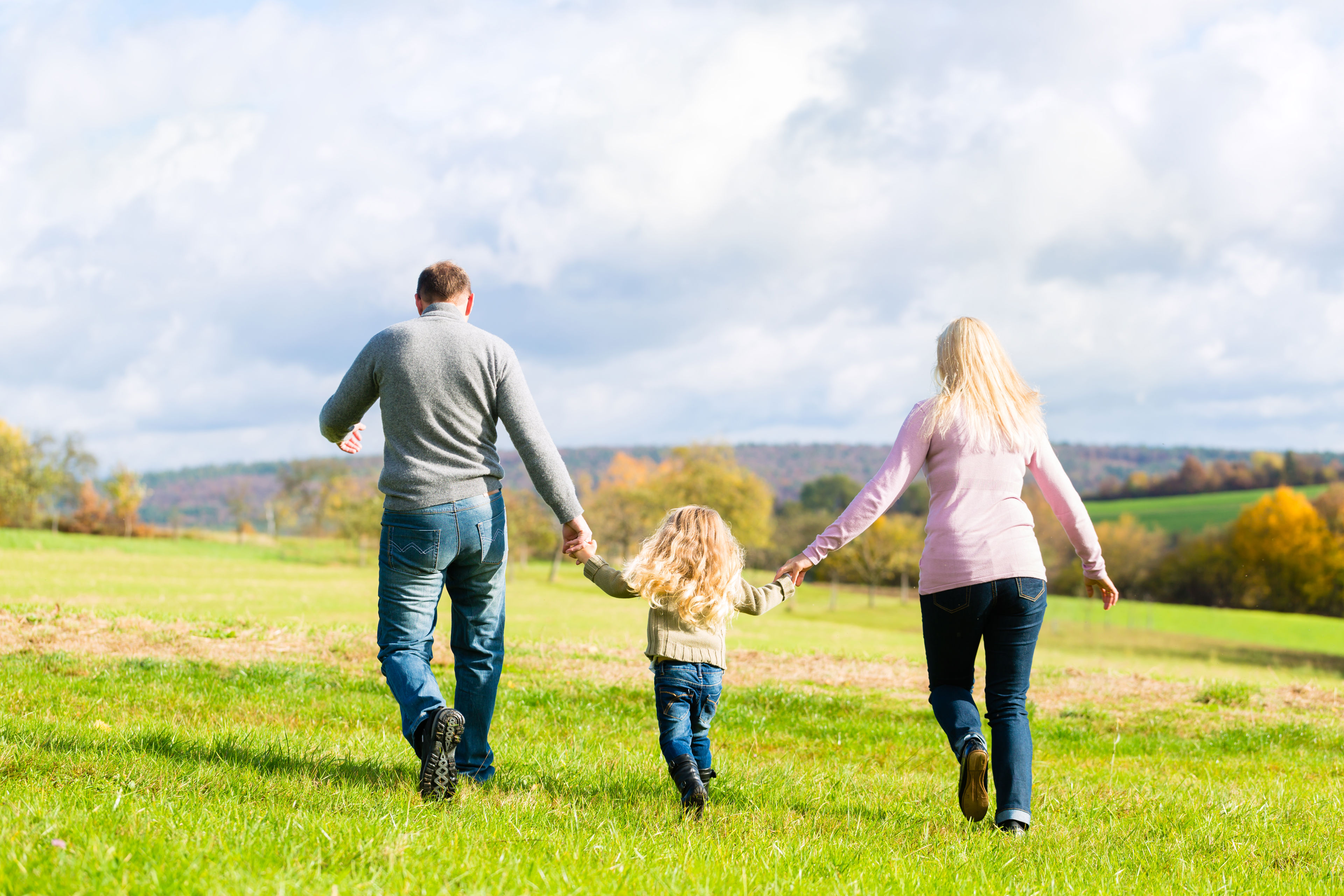 Familie i landskab