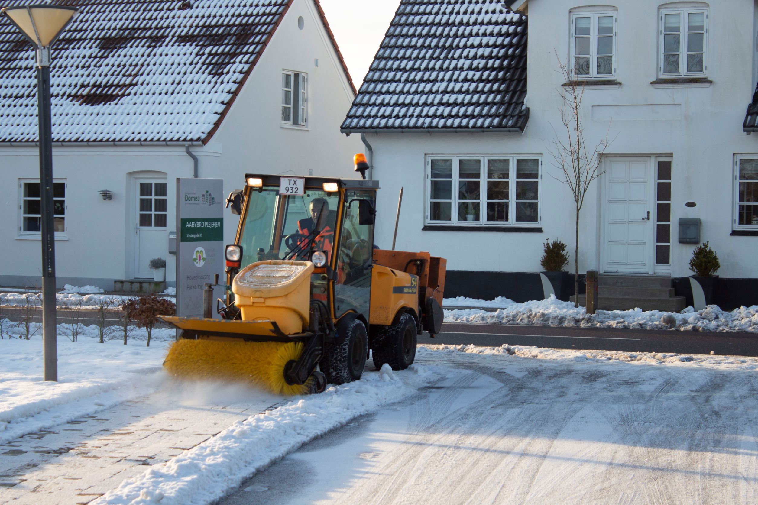 snerydder maskine rydder sne