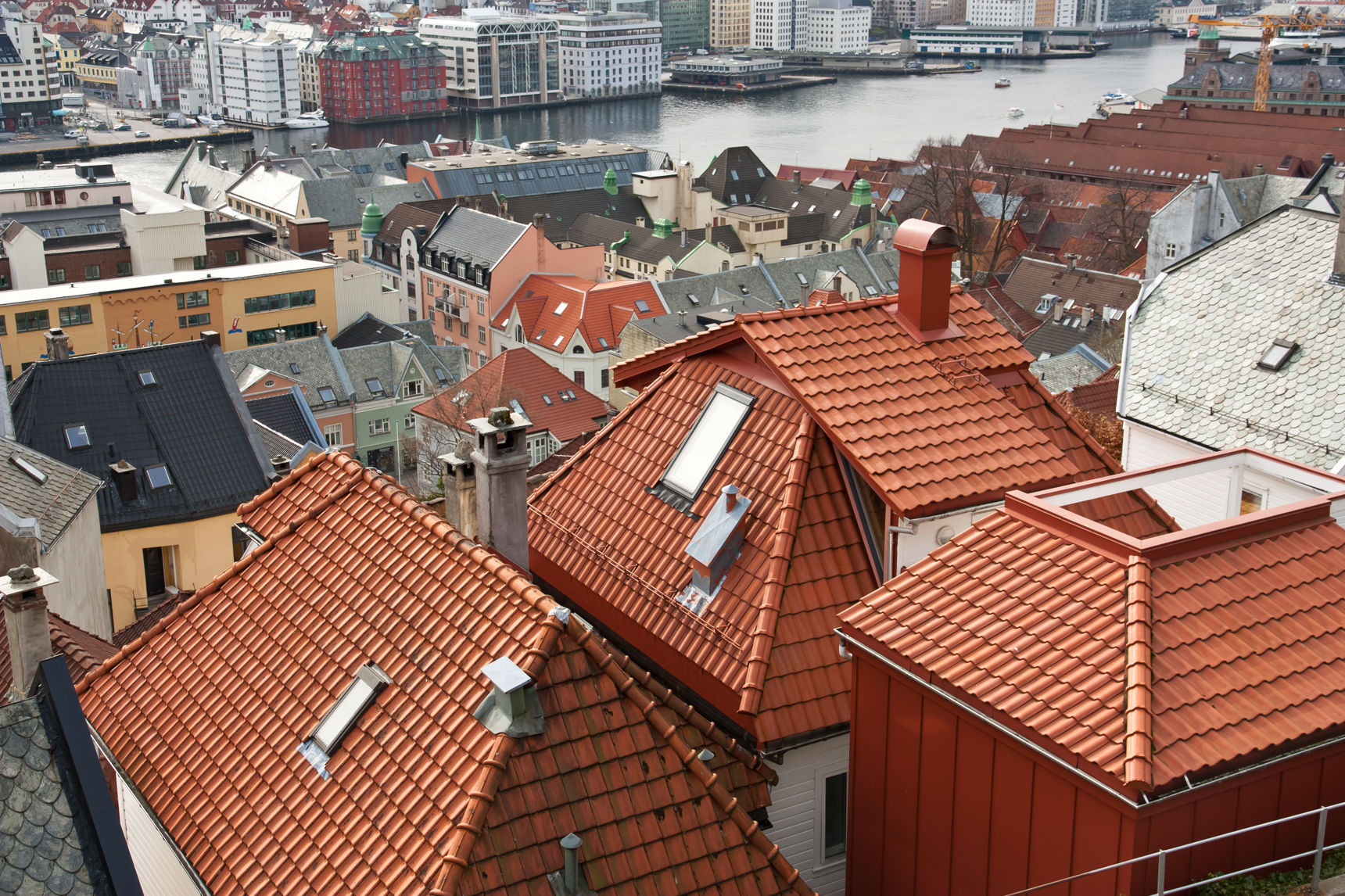 byens tage udsigt