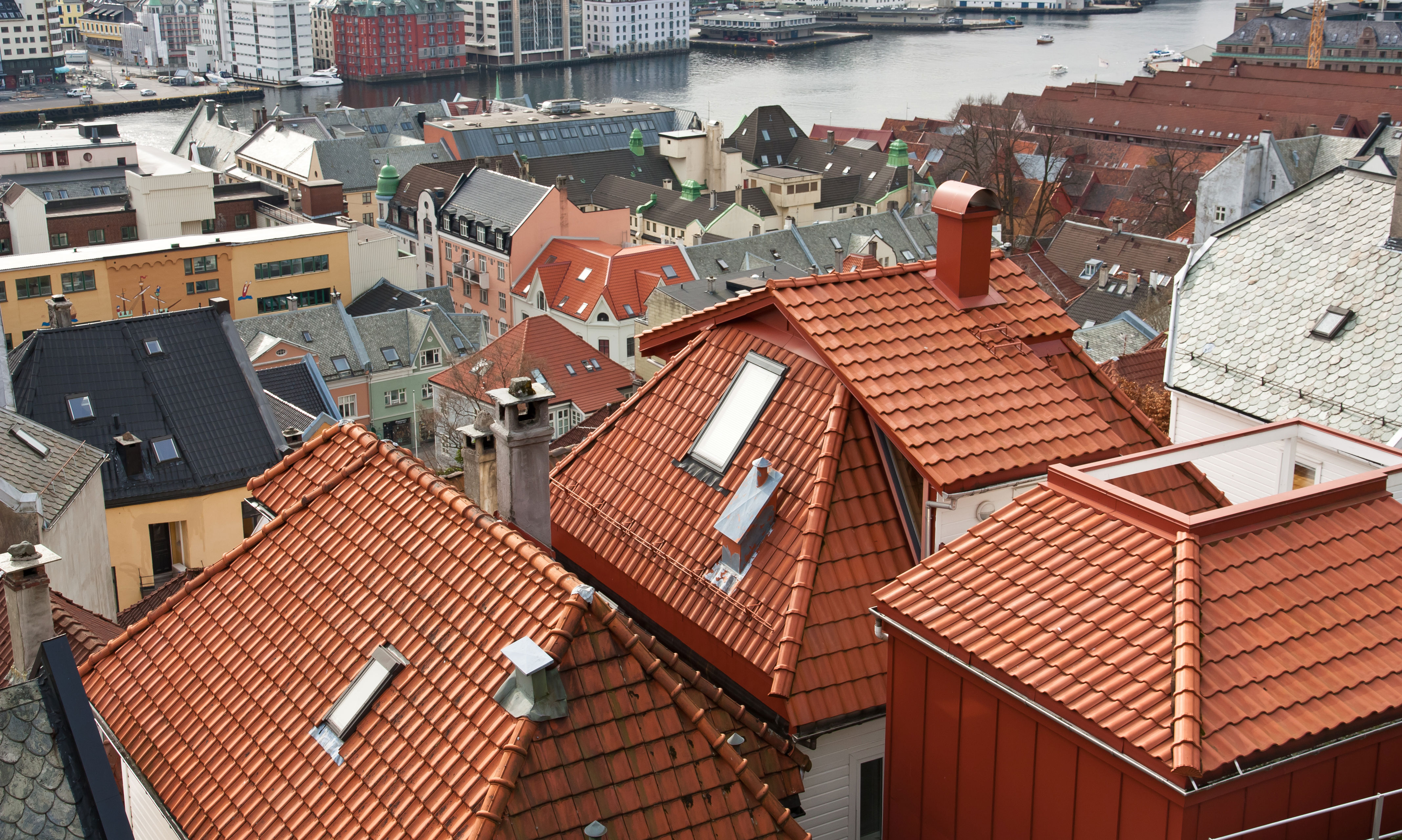 byens tage udsigt