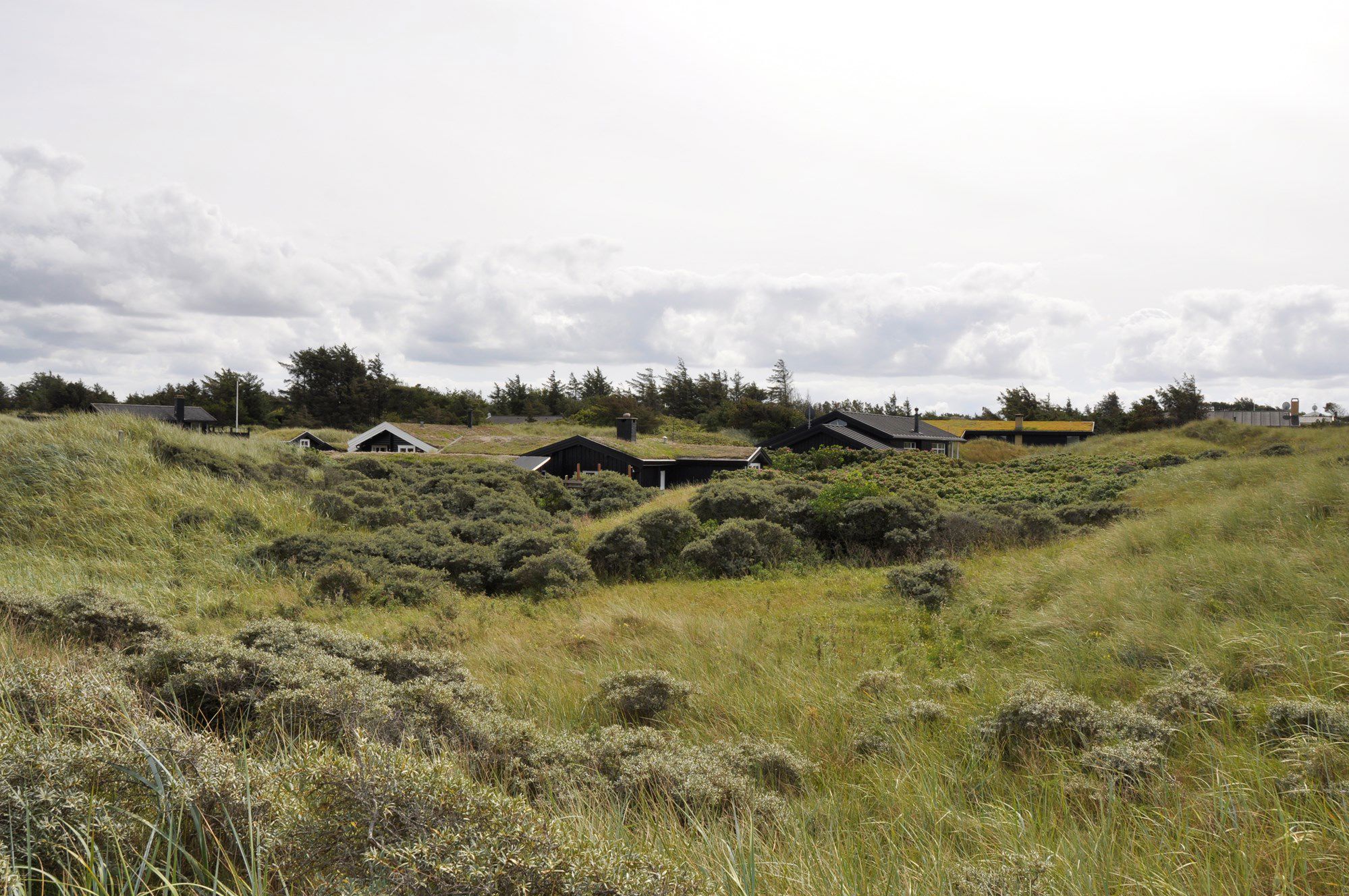 sommerhus gemt i klitter