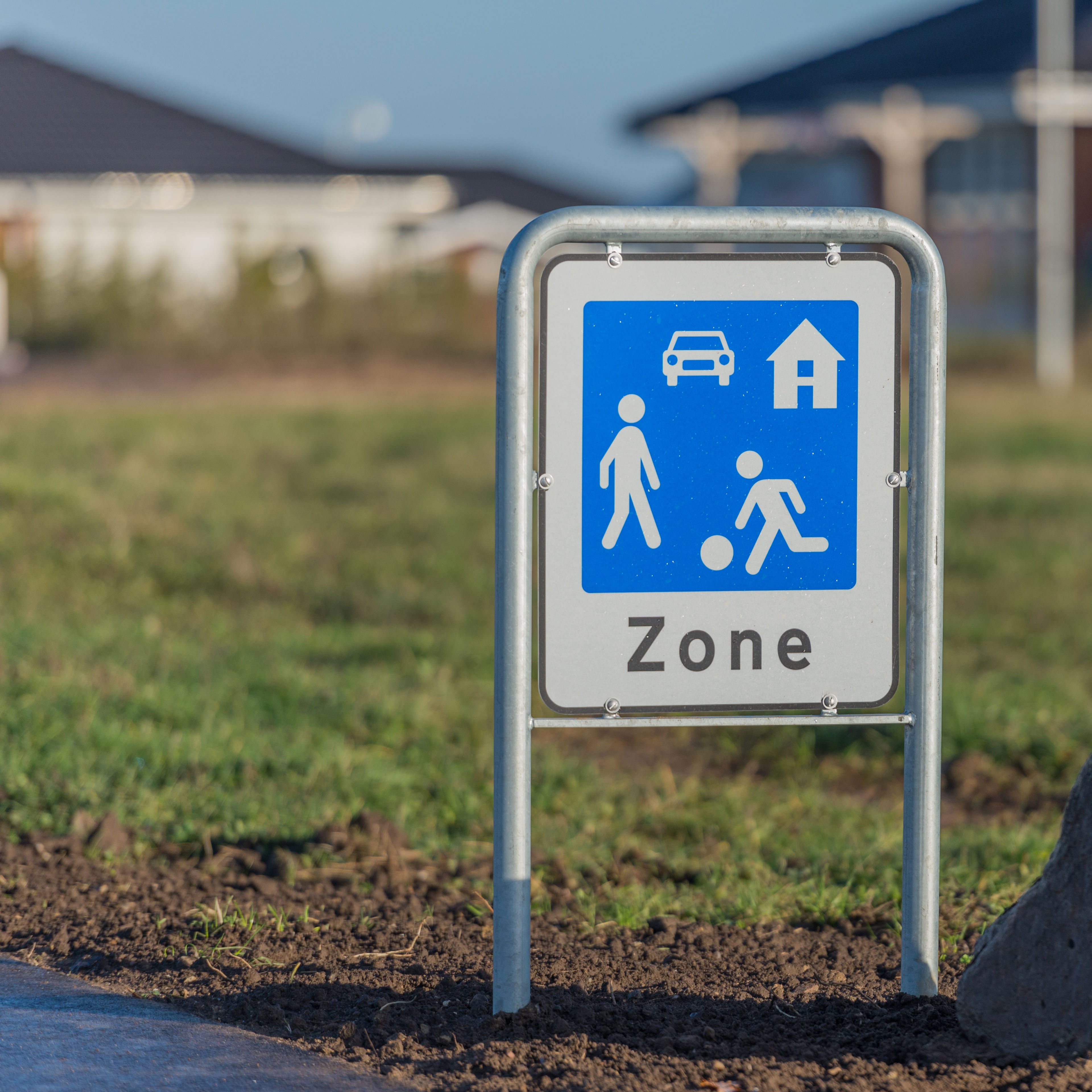 Trafik skilt 40 km zone