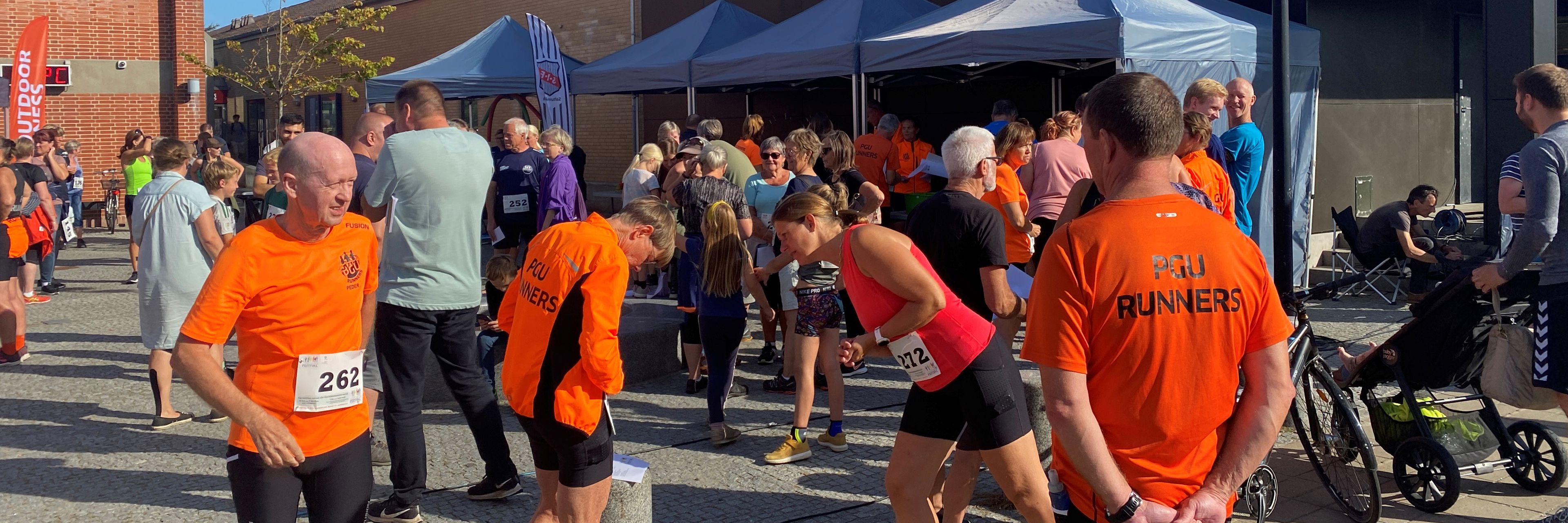 Genstartsfestival foran brugsen