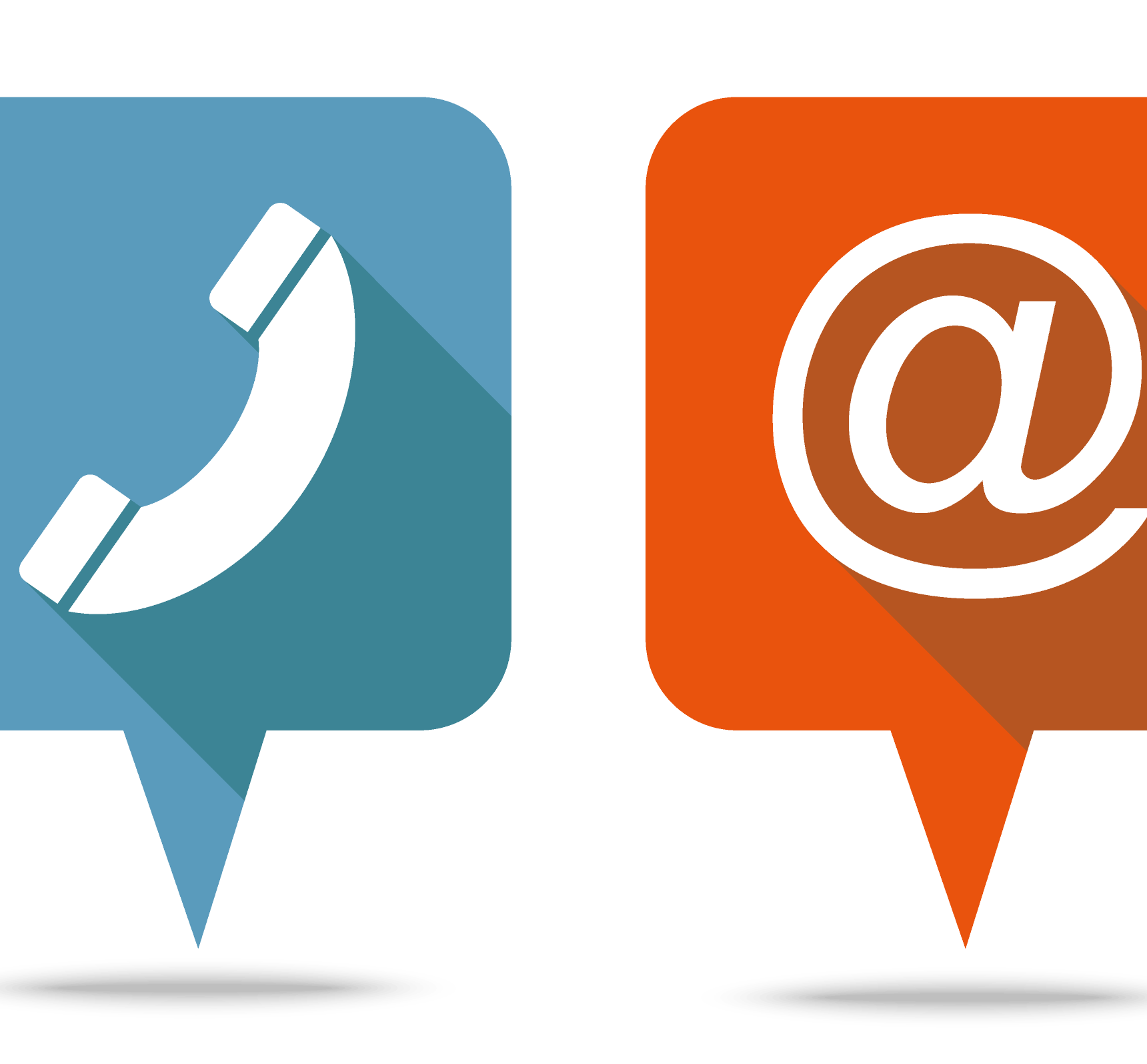 grafik logo telefon og mail