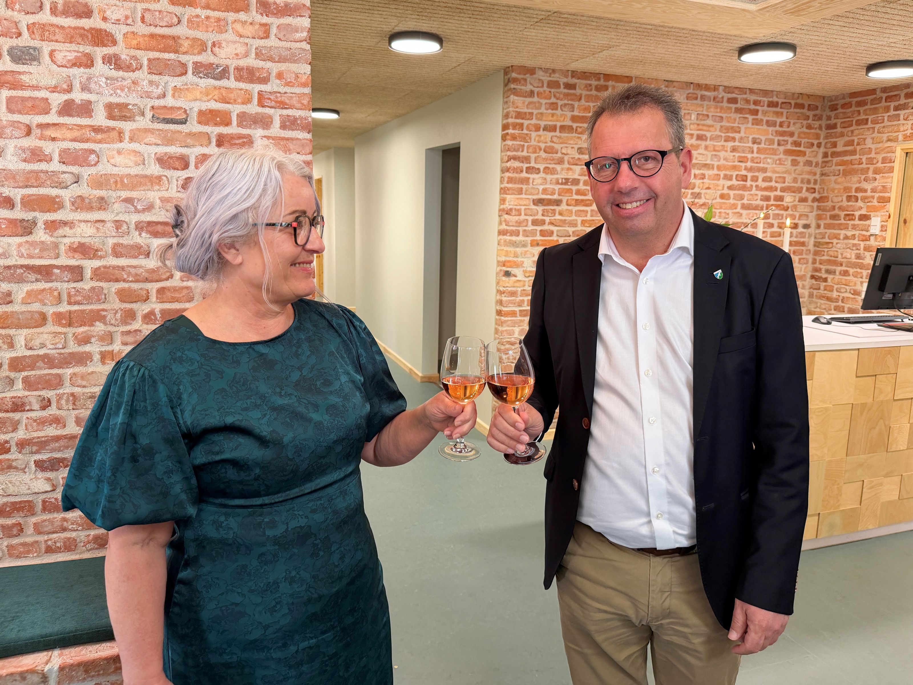 Udvalgsformand, Ulla Flintholm og borgmester, Christian Hem