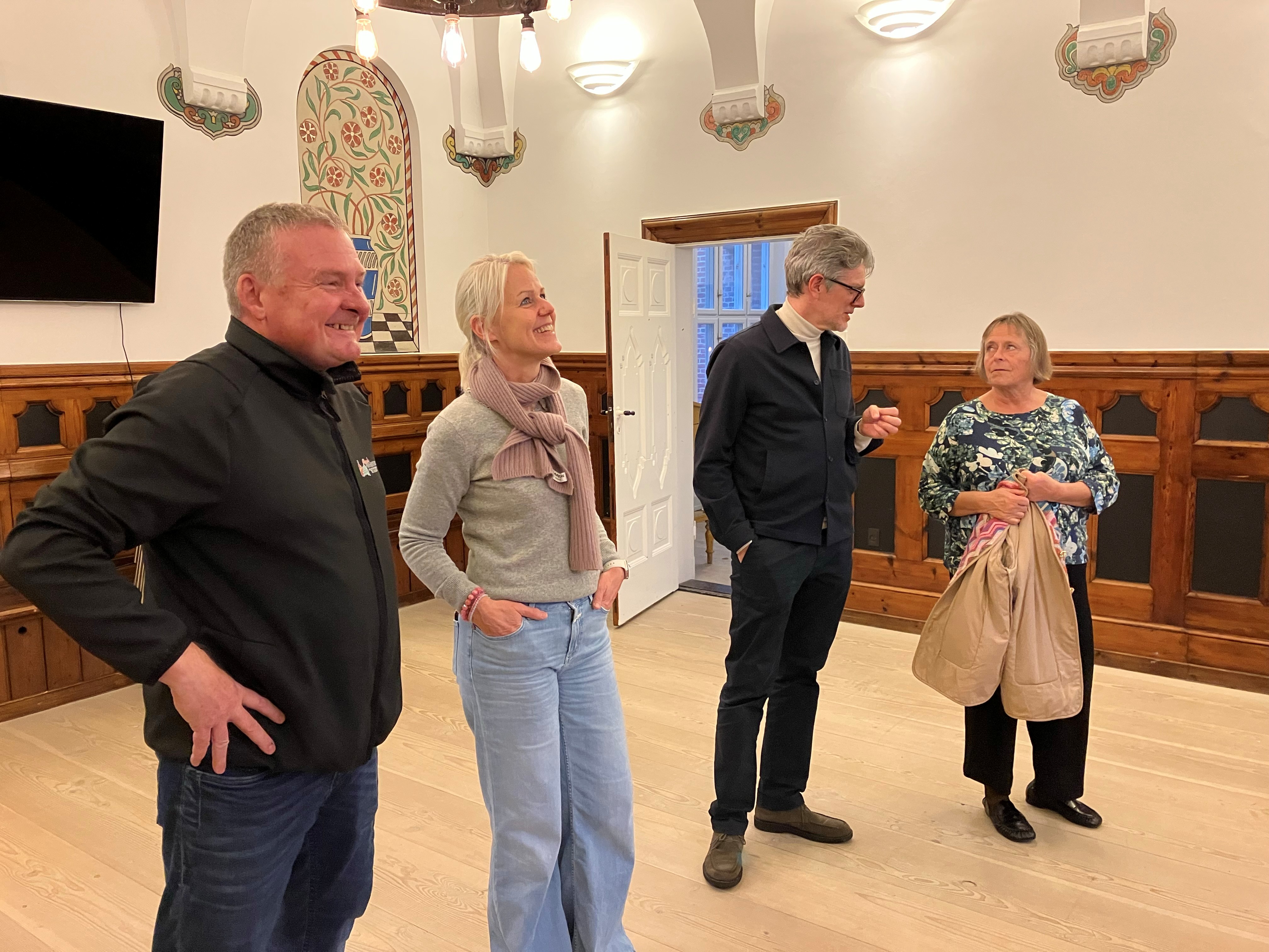 Rene Hjørnet Jensen fra Kulturforeningen Tinghuset fortalte gode historier om Tinghuset som arresthus