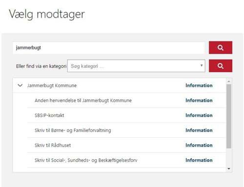 skriv sikkert til kommunen med e-post
