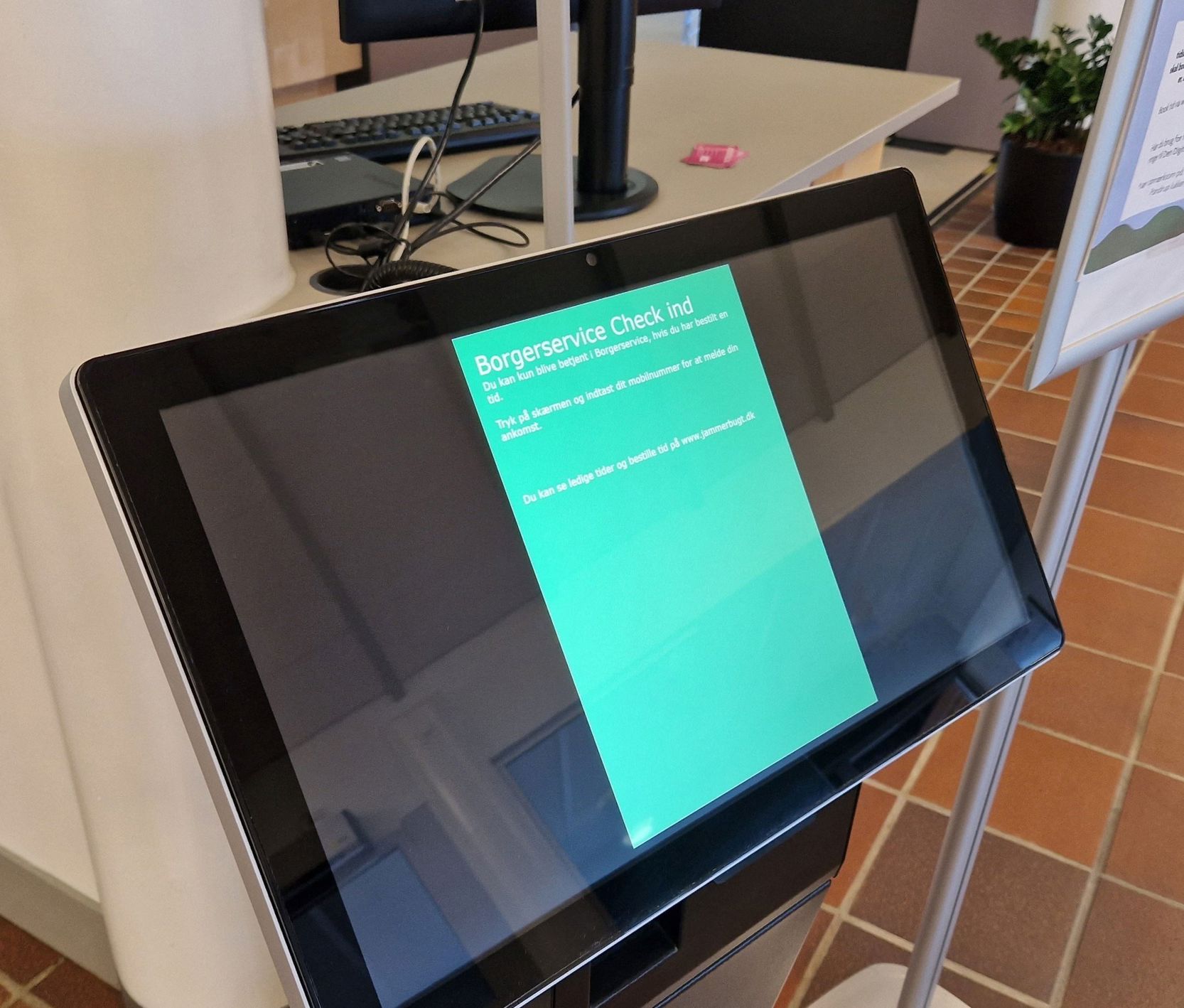 Check Ind skærm I Borgerservice